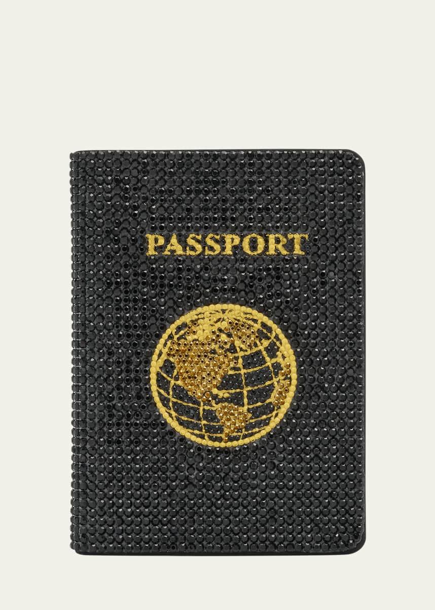 Judith Leiber Couture Allover Crystal Passport Holder