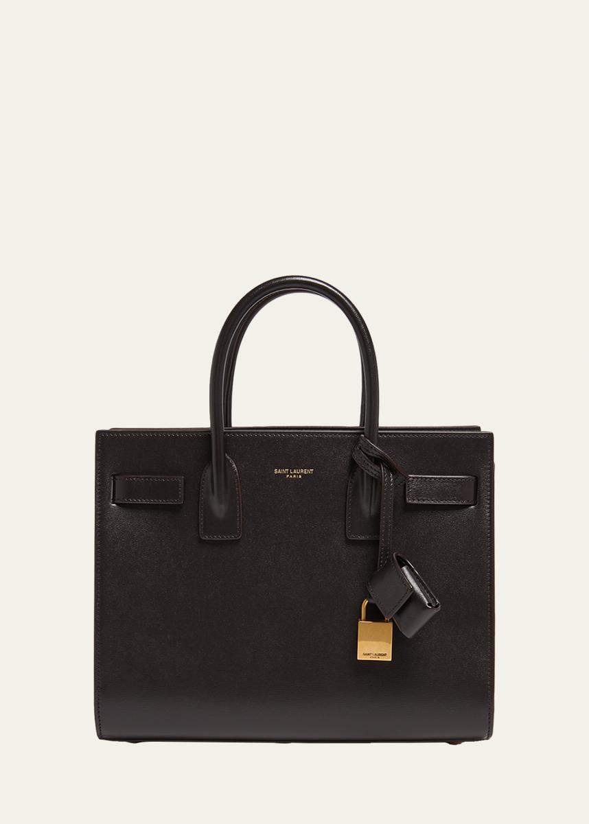 Sac De Jour Baby Top-Handle Bag in Smooth Leather