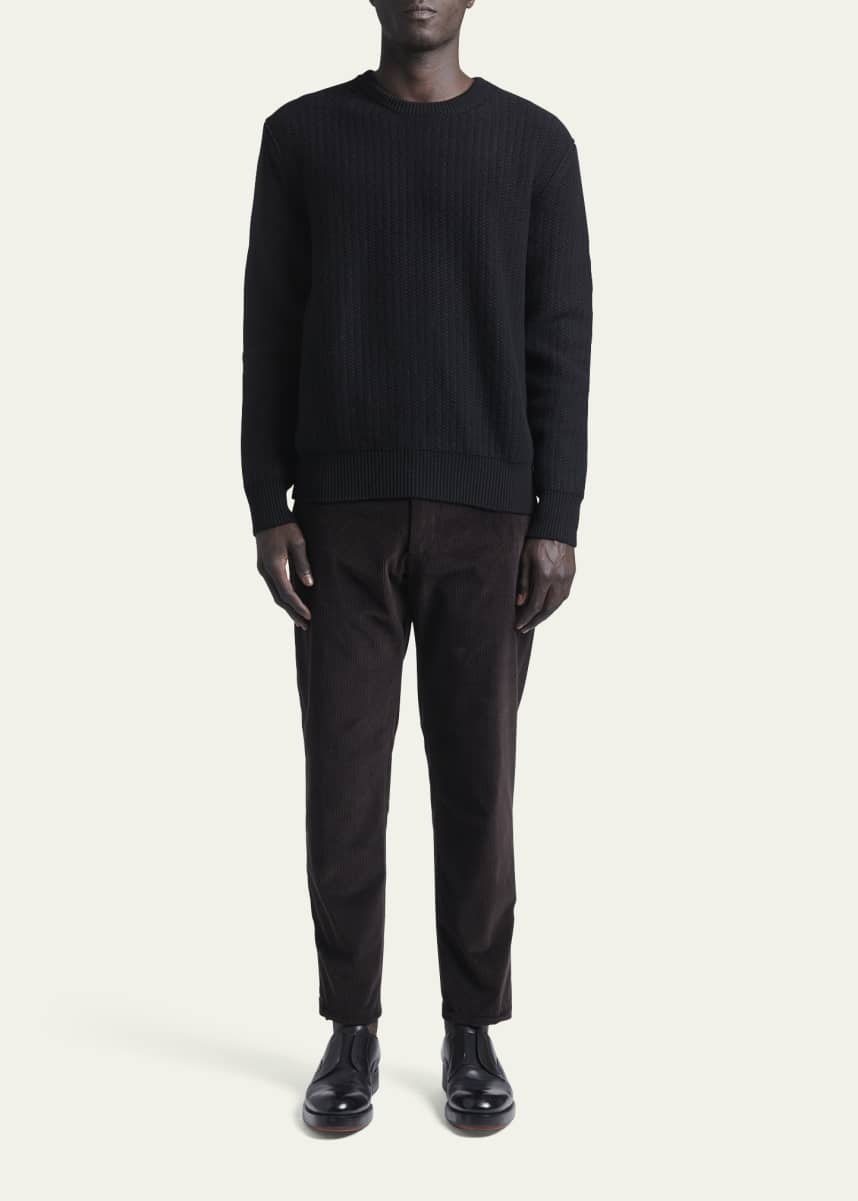 ZEGNA Men's Cashmere-Knit Crewneck Sweater