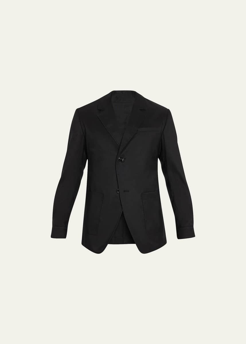 3.1 Phillip Lim Men's Oversized Solid Sport Jacket