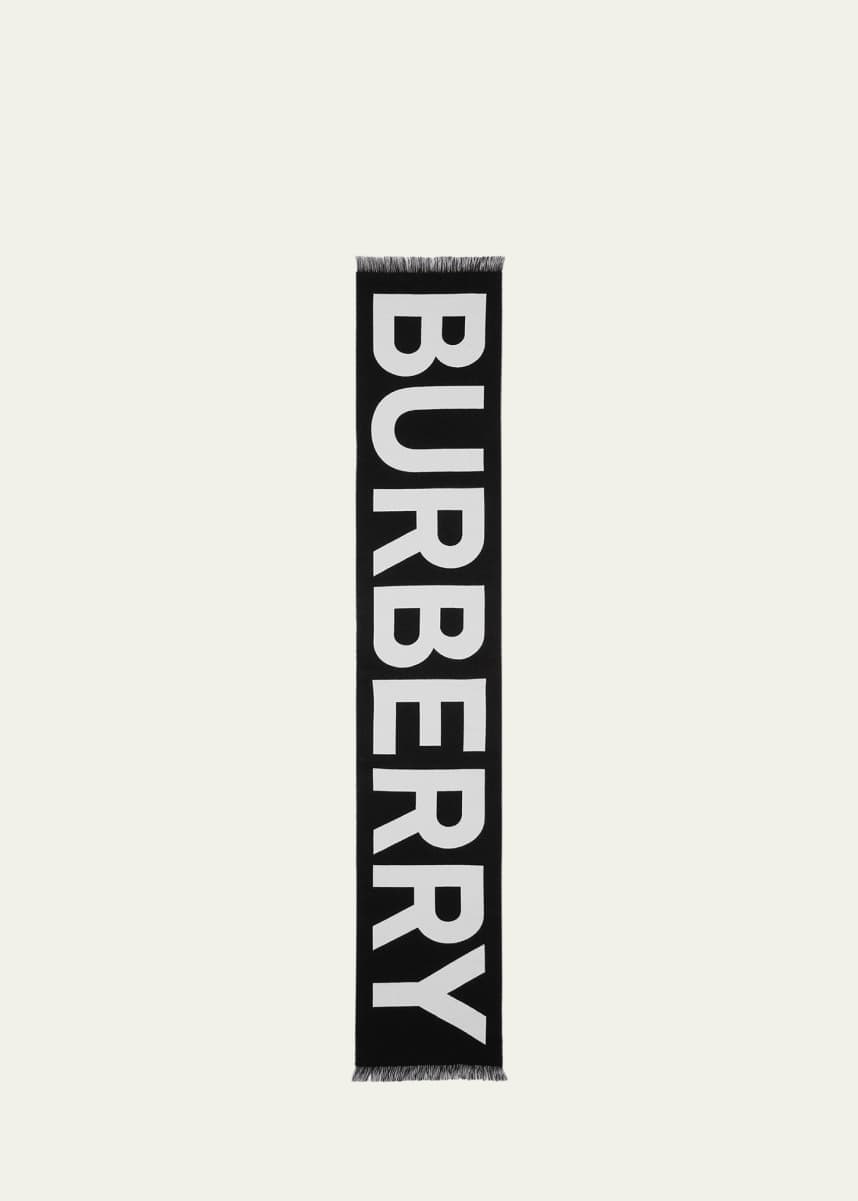 Burberry Reversible Logo Football Scarf