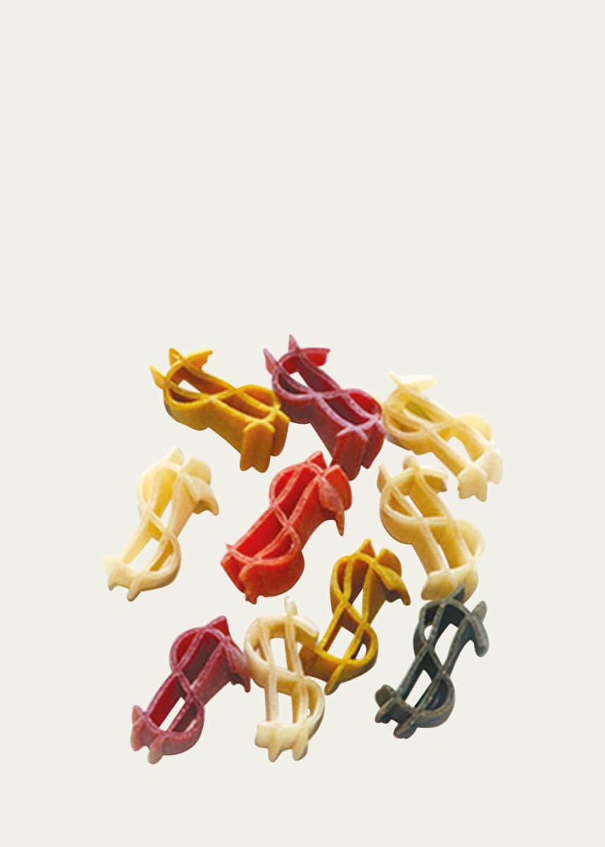 Pastificio del Colle Dollar Sign Multi-Colored Pasta Noodles