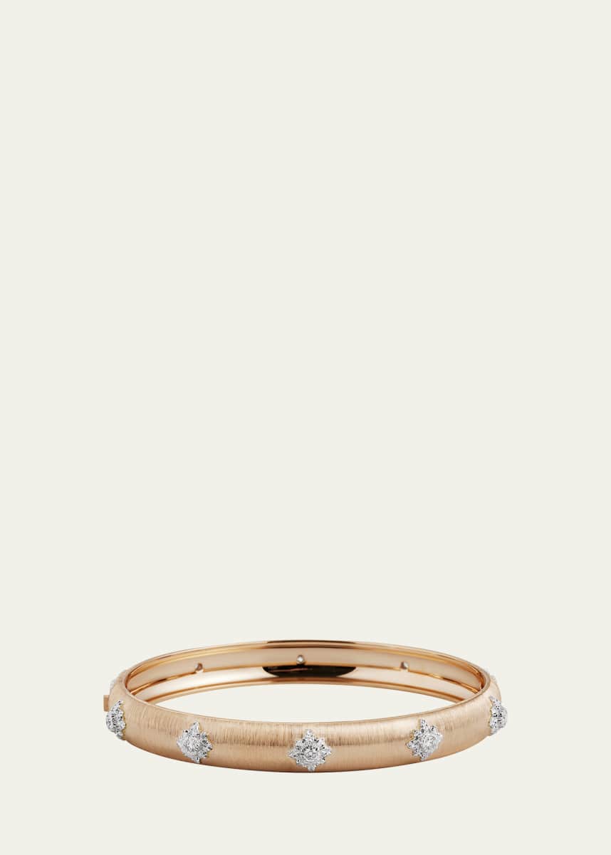 Buccellati Macri Bombe 18K Rose Gold Diamond Cuff, 8mm