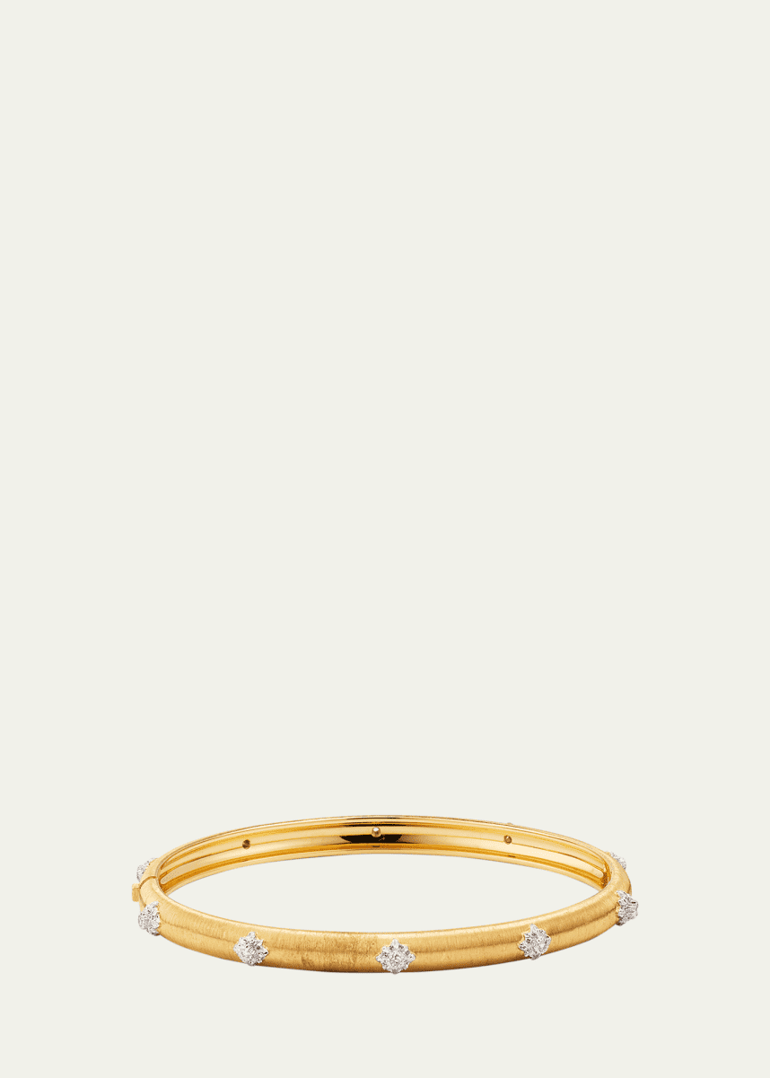 Buccellati Macri Bombe 18K Gold Diamond Cuff Bracelet