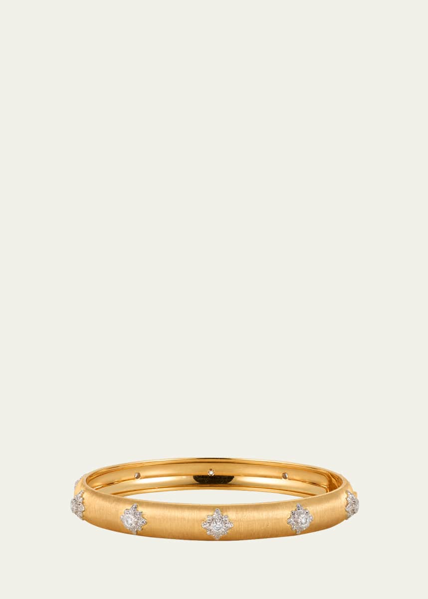 Buccellati Macri Bombe 18K Gold Diamond Cuff Bracelet