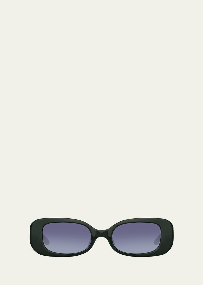 Lea Oversized Sunglasses in Purple by LINDA FARROW – LINDA FARROW (U.S.)