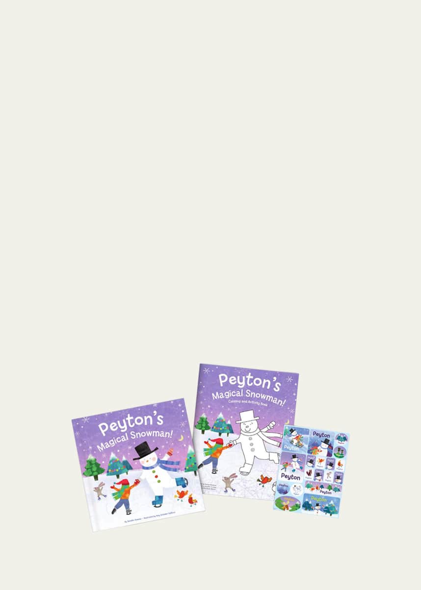 I See Me! My Magical Snowman Personalized Book, Coloring Book & Sticker Gift Set