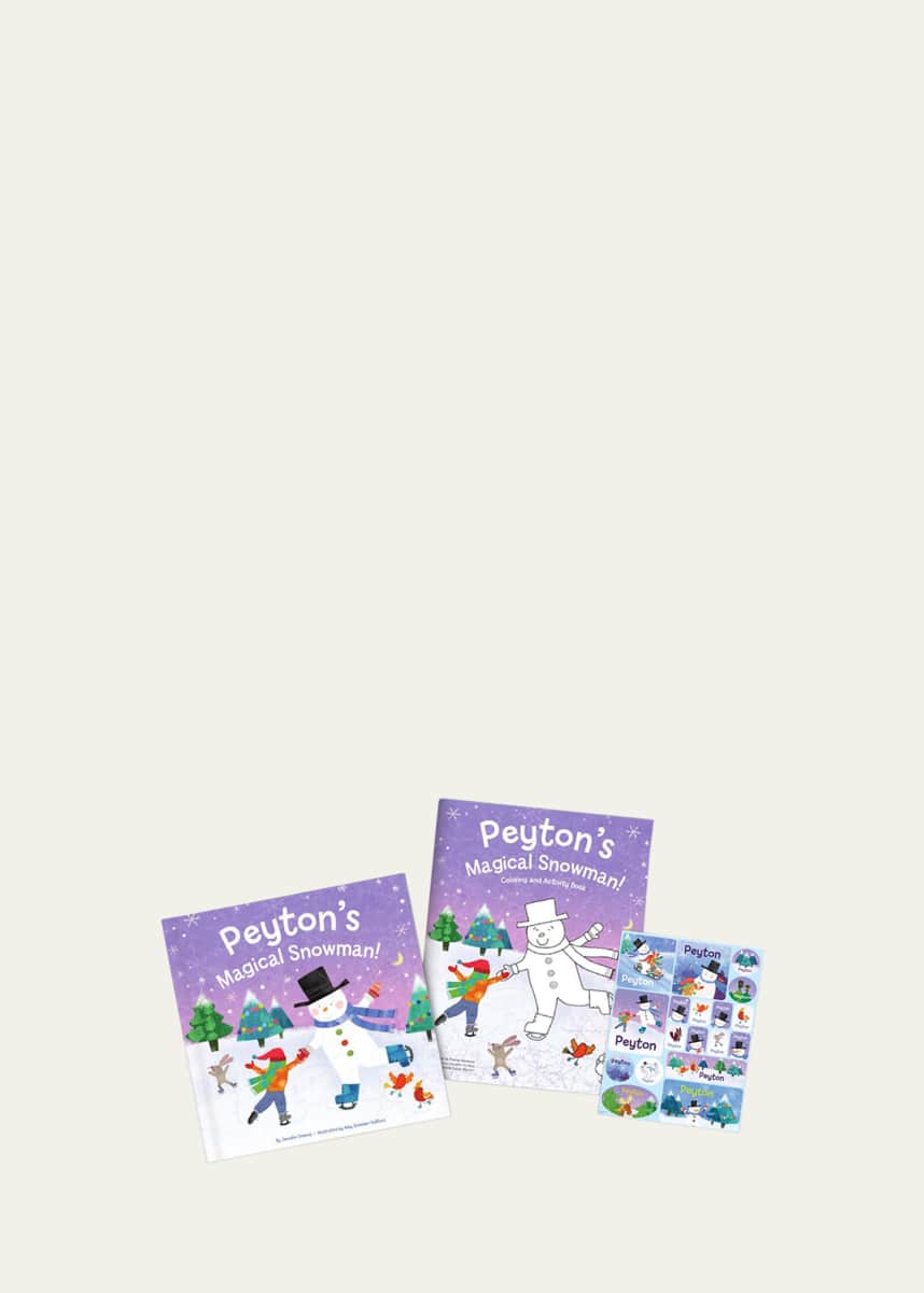 I See Me! My Magical Snowman Personalized Book, Coloring Book And Sticker Gift Set