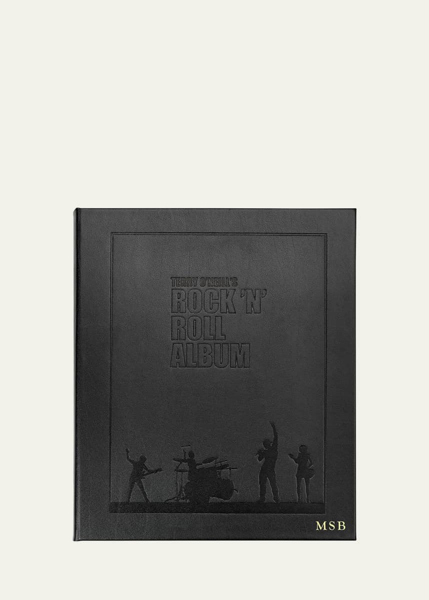 Graphic Image Terry O'Neill's Rock N Roll Album Leather Bound Book - Personalized