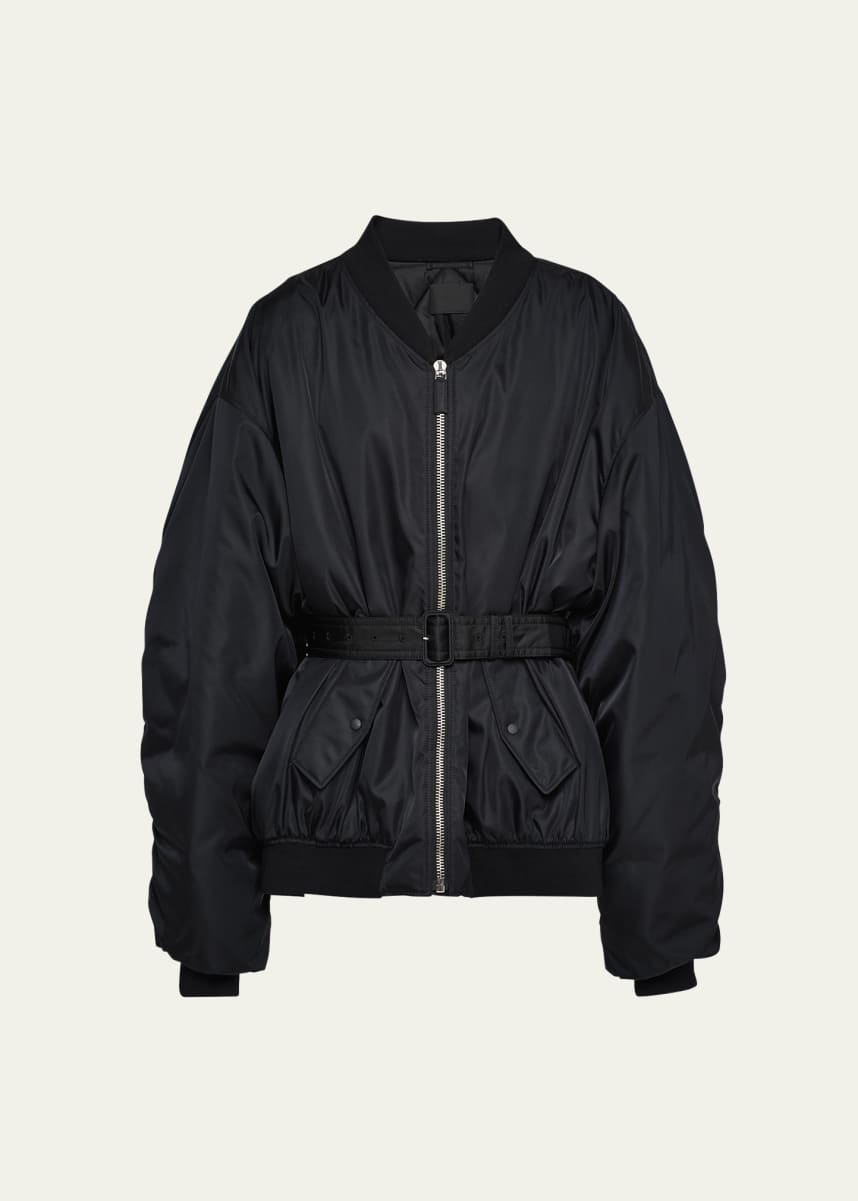 Prada Men's Oversized Re-Nylon Bomber Jacket