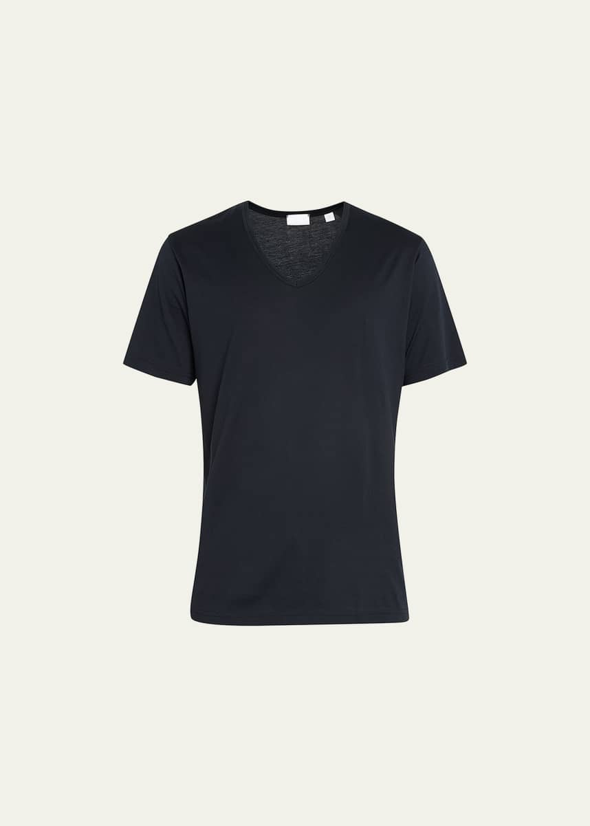 handvaerk Men's Pima Cotton V-Neck Undershirt T-Shirt