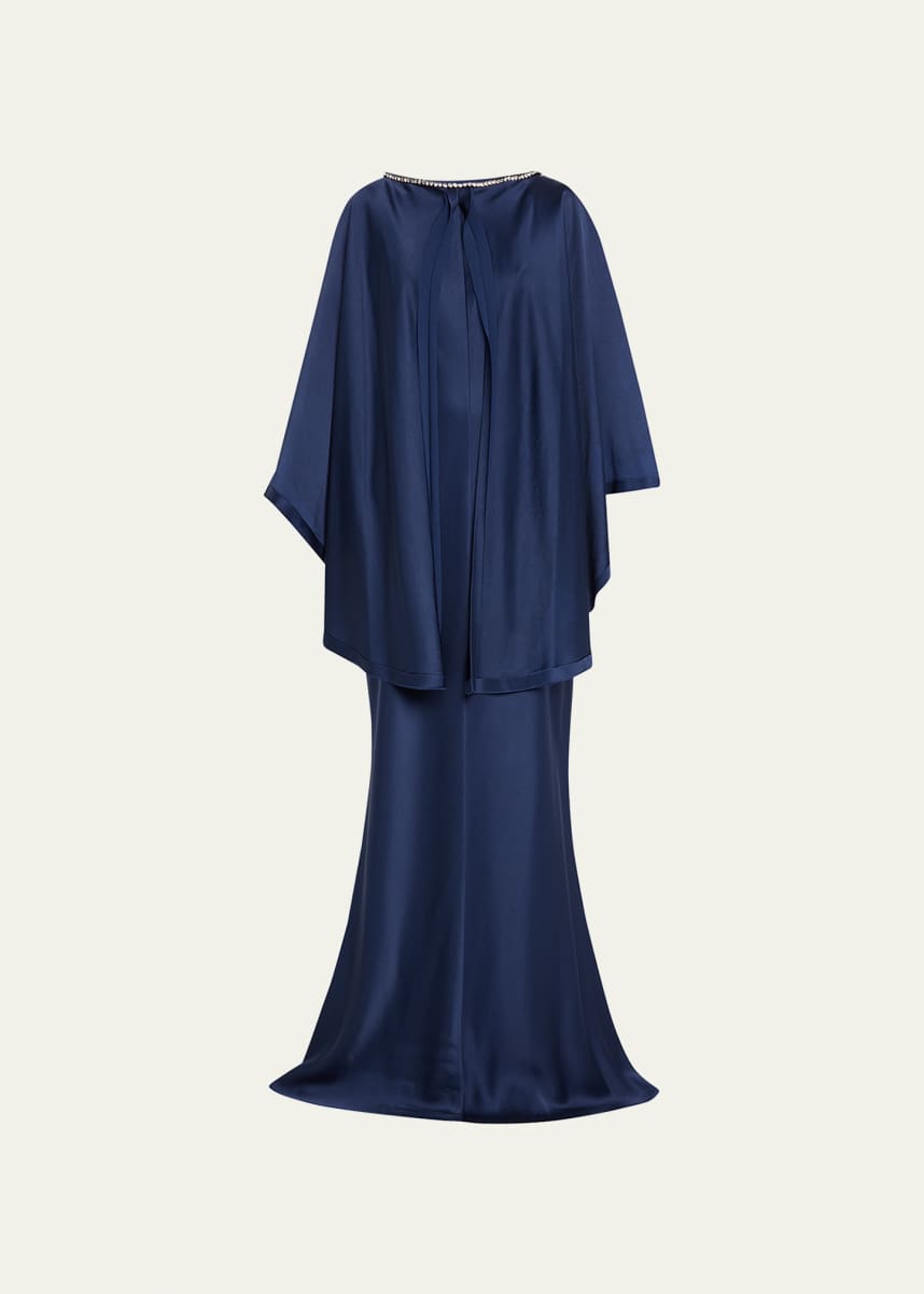 Jason Wu Collection Crystal Cape Dress