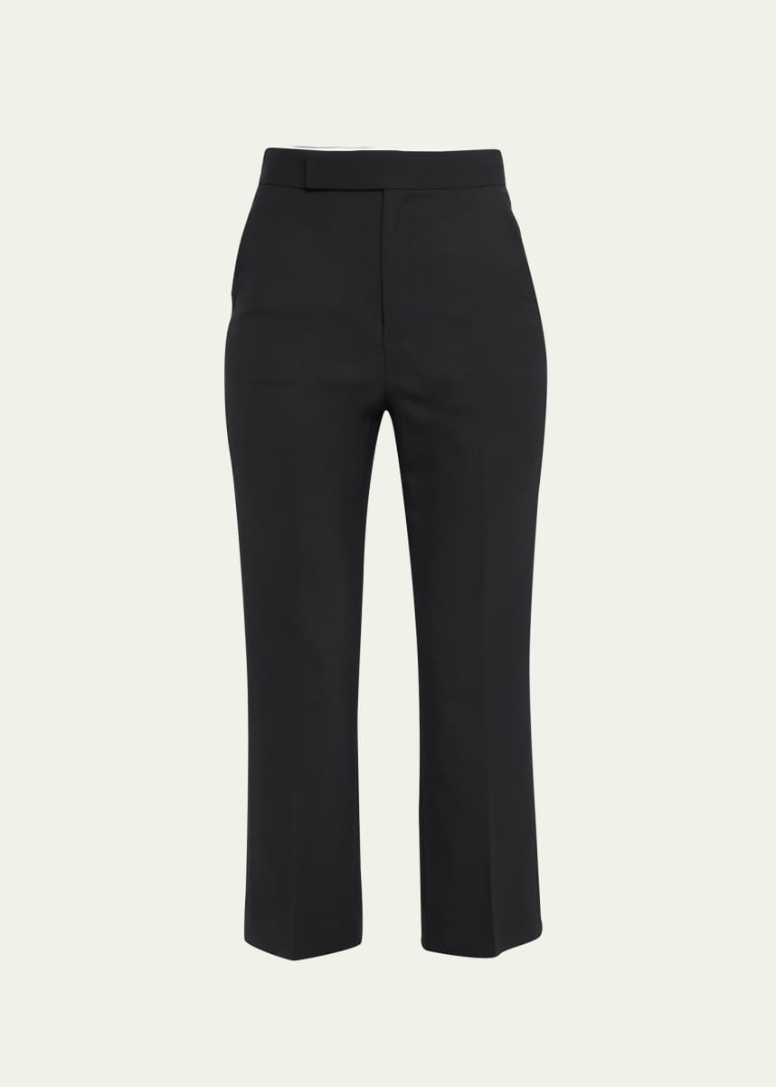 SPRWMN High Waisted Crop Flare Leggings - Army pour Femme
