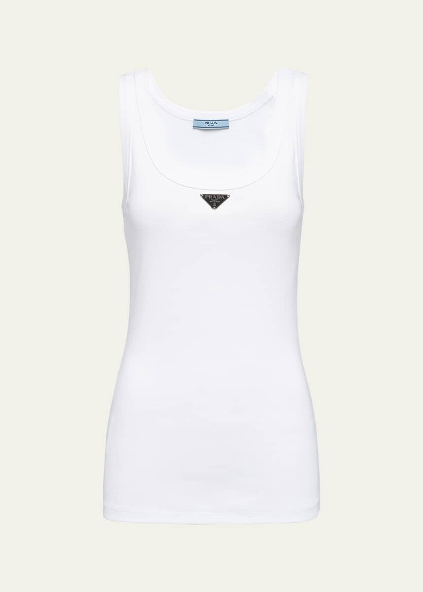 Prada Runway Logo Tank Top