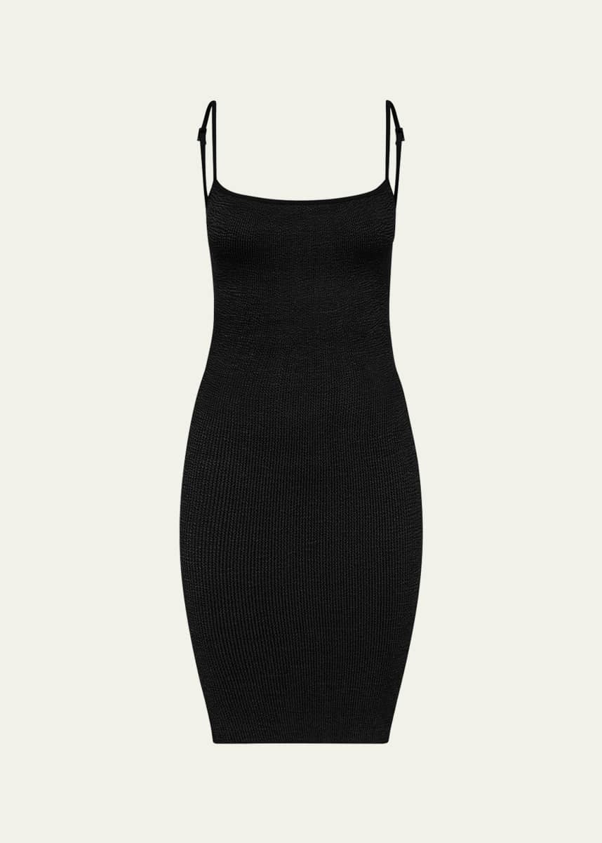 bond-eye swim Paloma Crinkled Mini Dress
