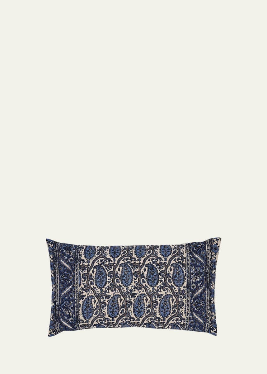 Schumacher Daria Paisley Pillow