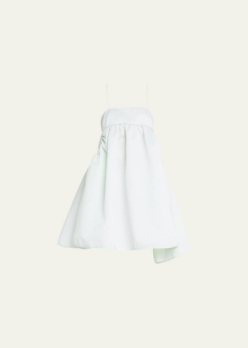 Cecilie Bahnsen Stria Matelasse Bandeau Dress