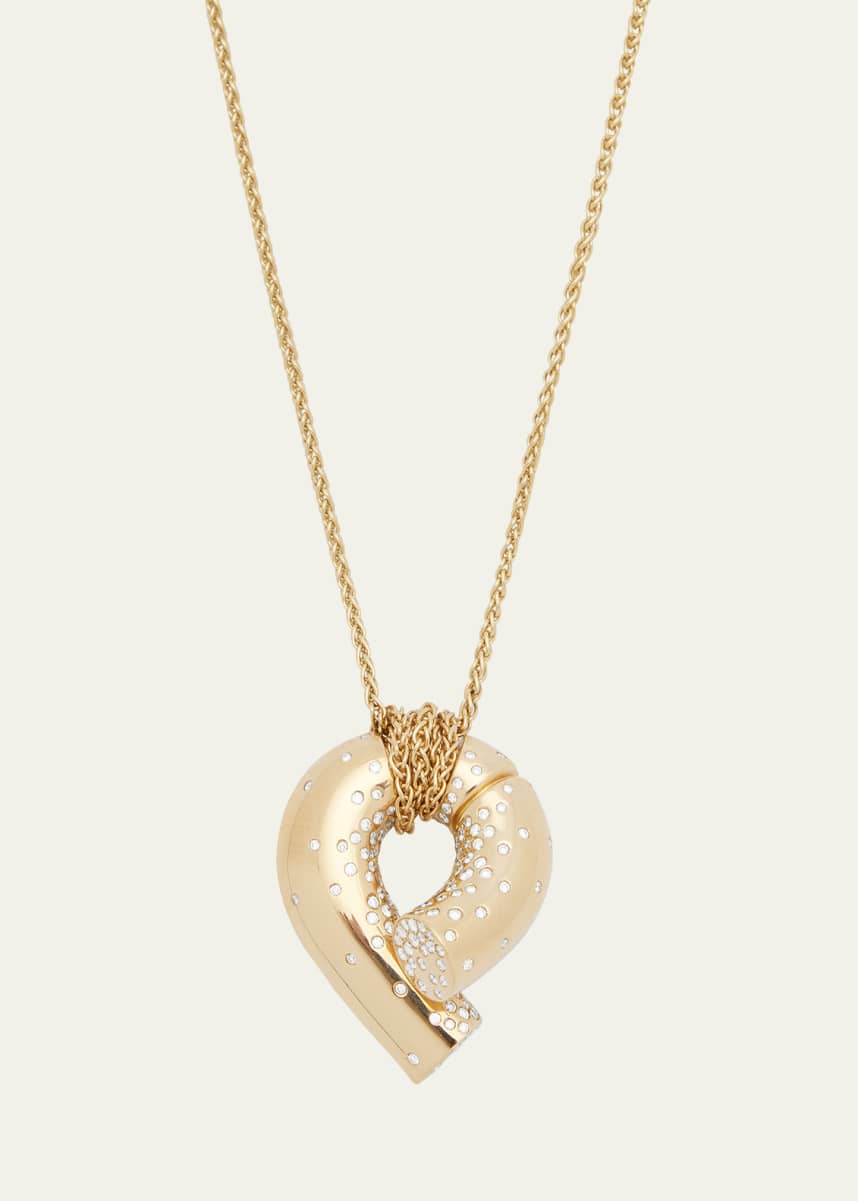 TABAYER 18k Fairmined Yellow Gold Oera Pendant Necklace with Diamonds