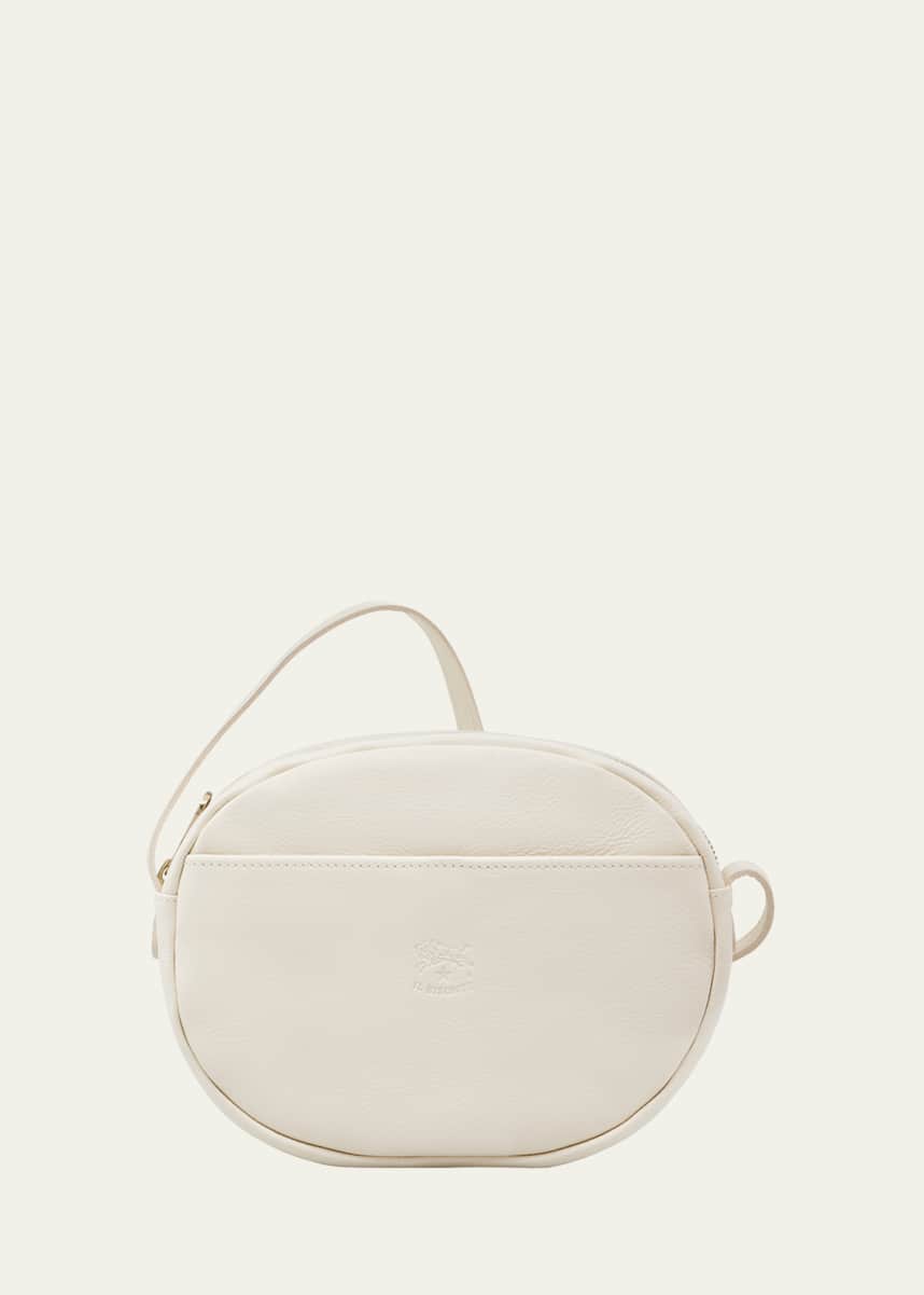 Il Bisonte Rubino Round Vacchetta Leather Crossbody Bag