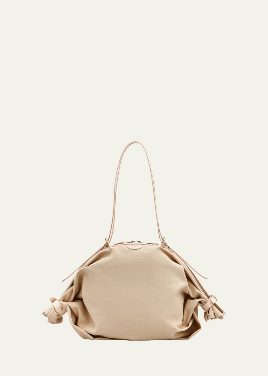 Il Bisonte Caramella Transformable Buckle Zip Tote Bag