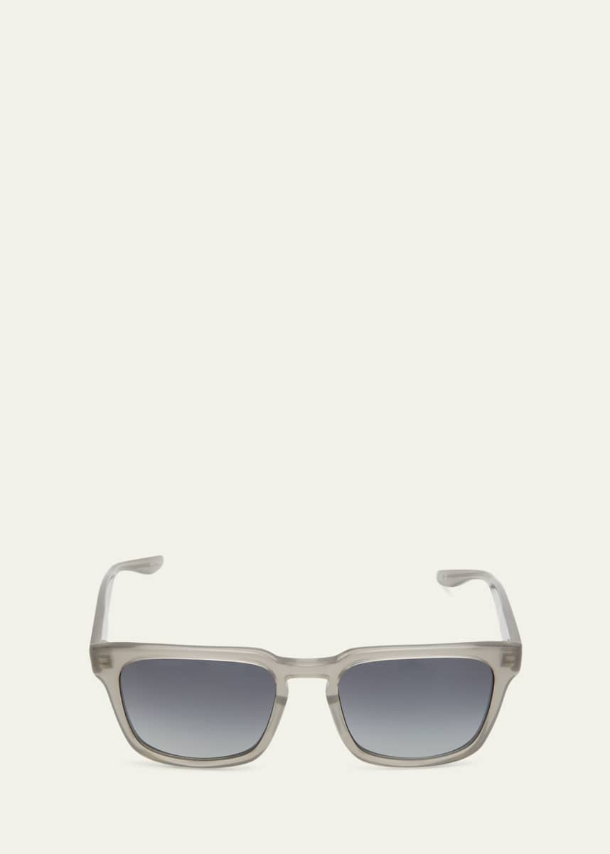 Barton Perreira Men's Hamilton Keyhole Bridge Square Sunglasses