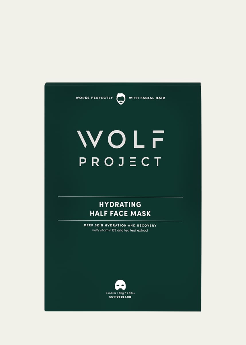 The Wolf Project Hydrating Half Face Mask, 4 Pack