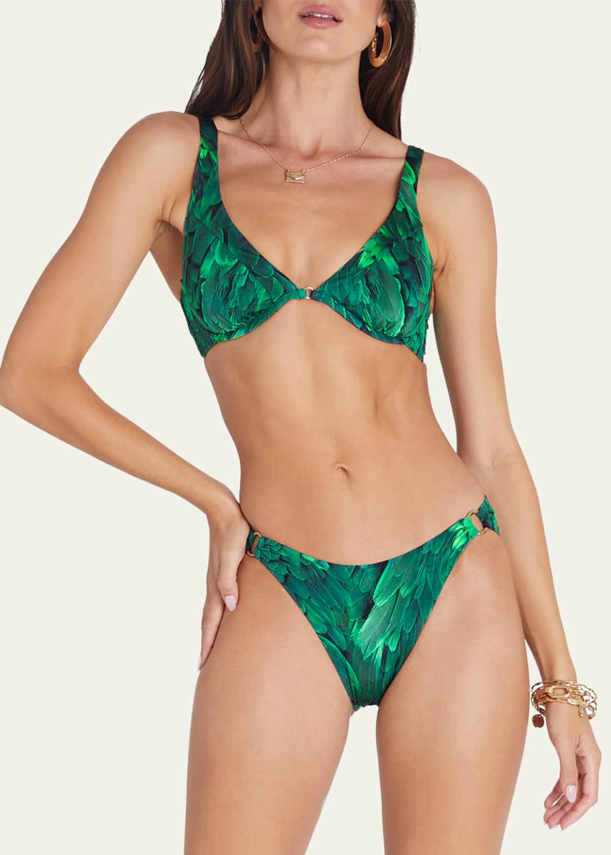 Aqua Blu Australia Hummingbird Linda Underwire Bikini Top