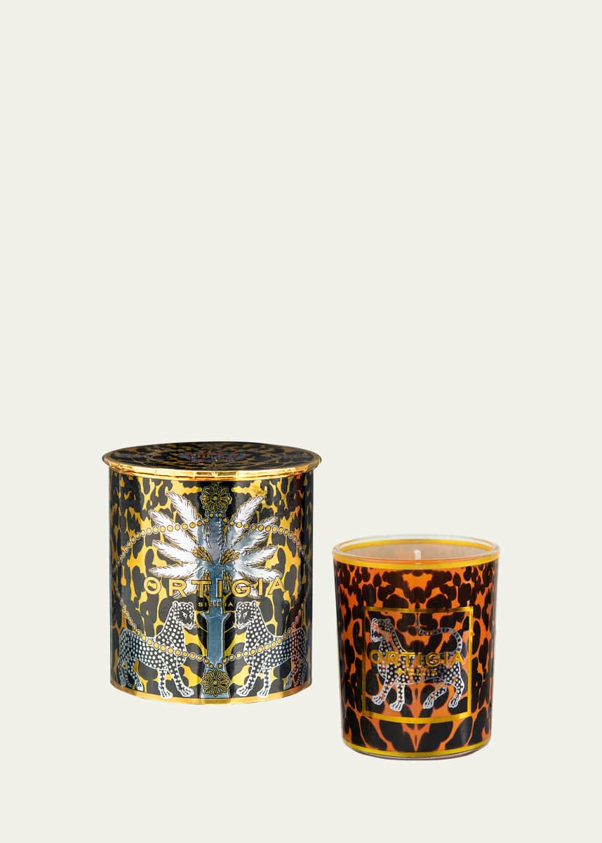 Ortigia Ambra Nera Decorated Candle