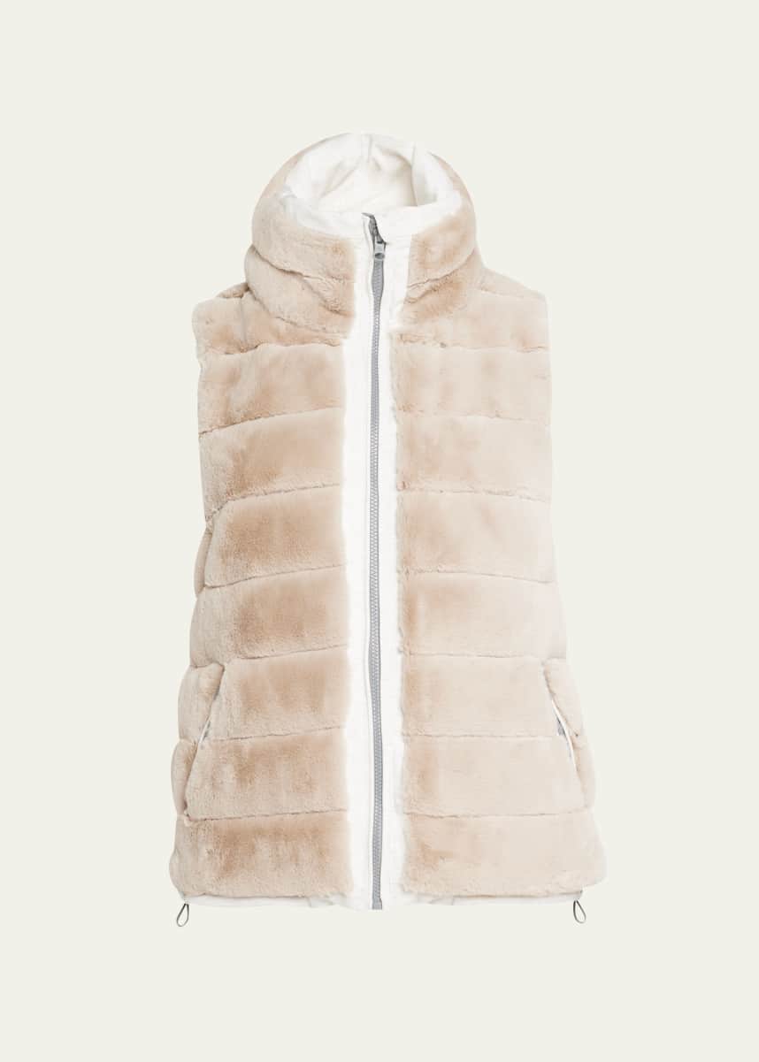 Blanc noir puffer vest online