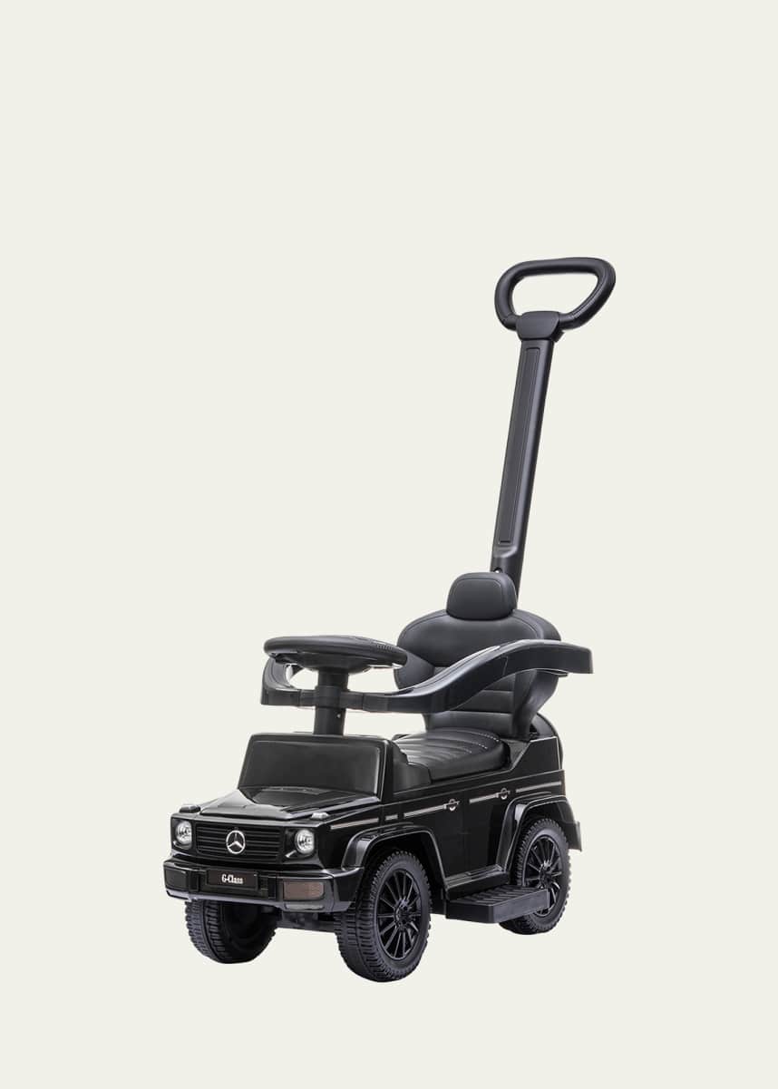 Best Ride on Cars Mercedes-Benz G-Wagon 3 in 1 Push Car -Black