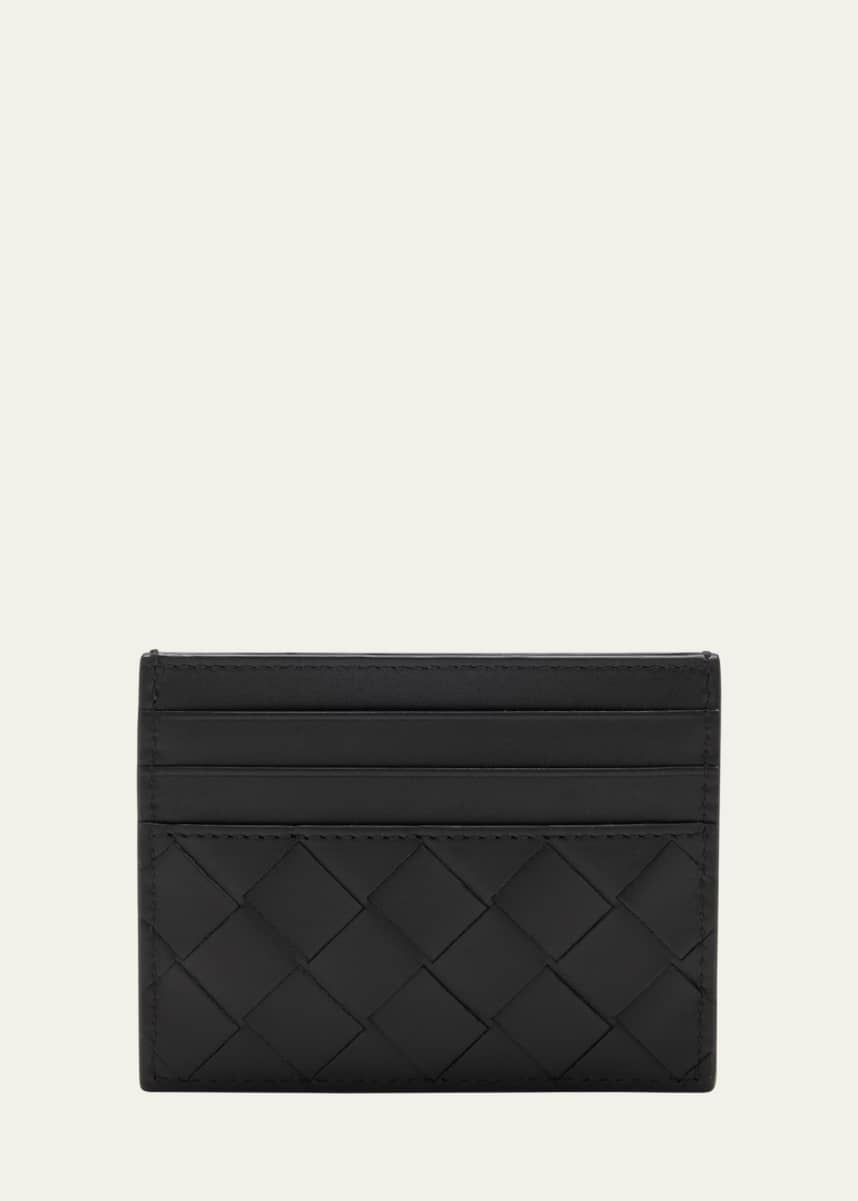 Bottega Veneta Men's Intrecciato Leather Card Case