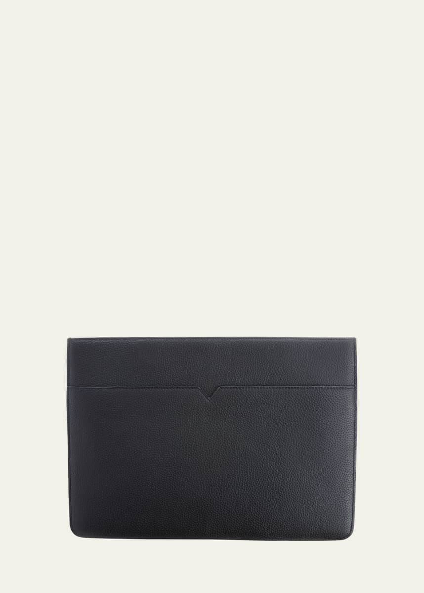 ROYCE New York Personalized Leather 13" Laptop Sleeve