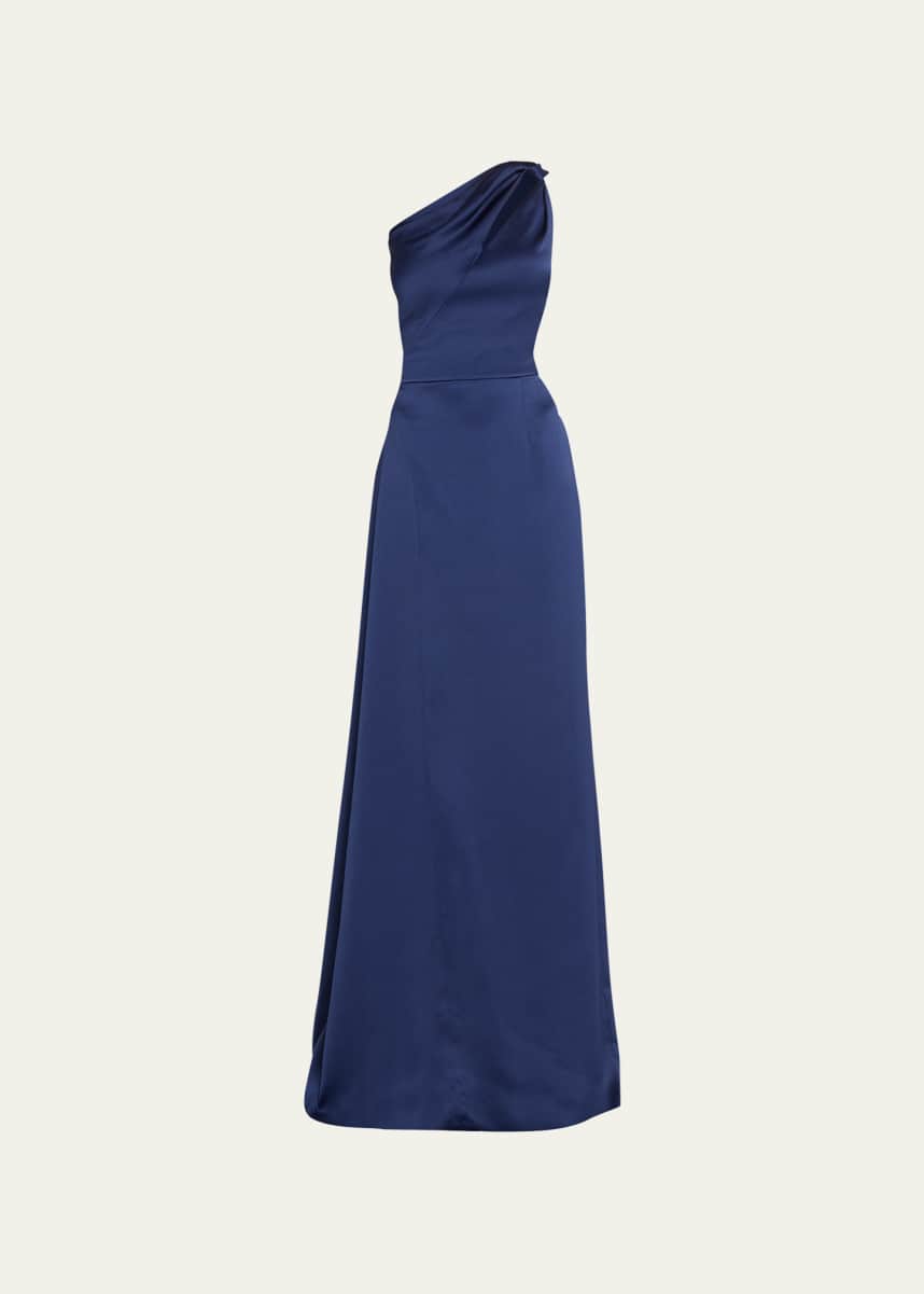 CASABLANCA Ombre Monogram Silk Jacquard Midi Slip Dress - Bergdorf Goodman