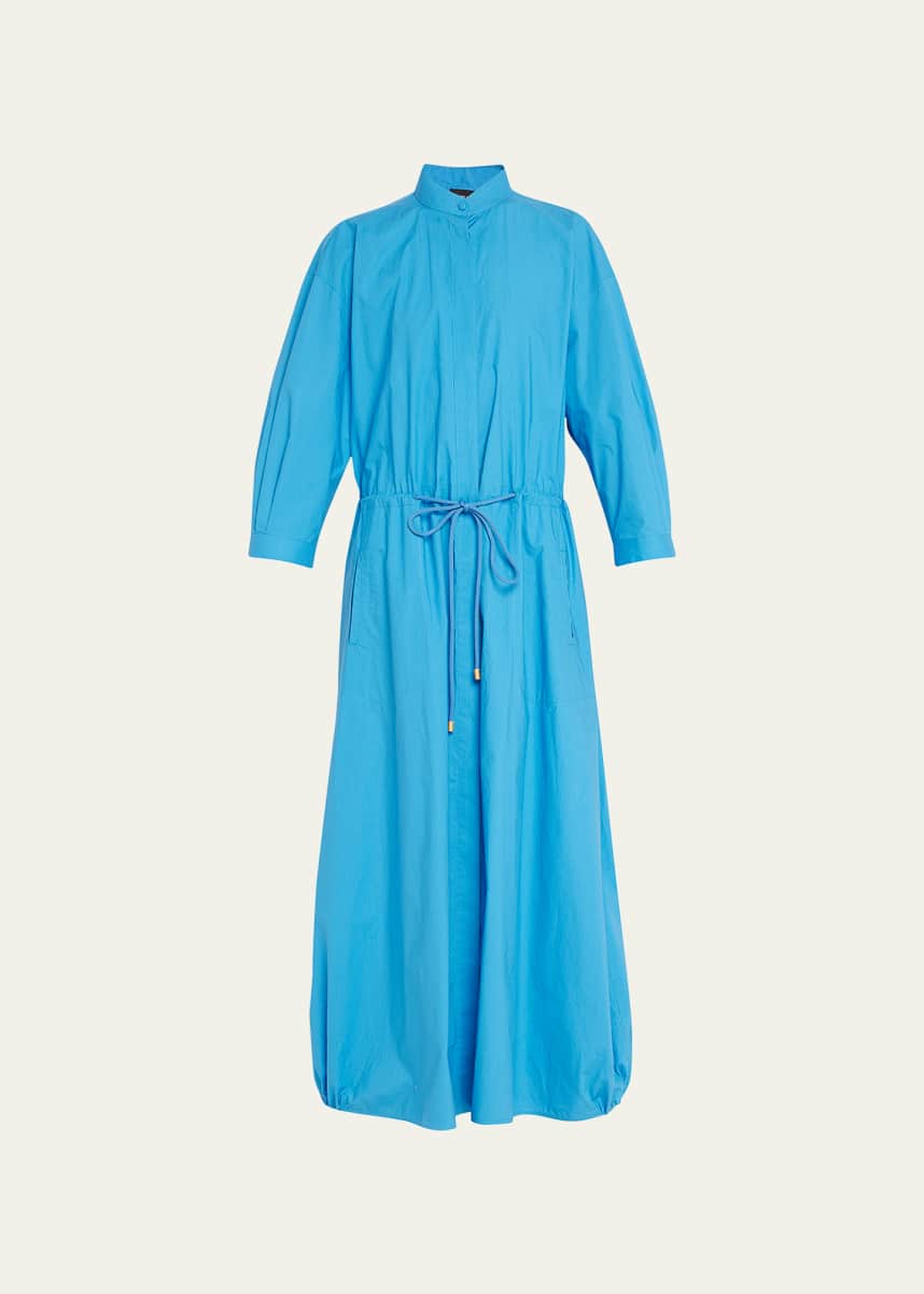 Giorgio Armani Poplin Dress w/ Drawcord Waist