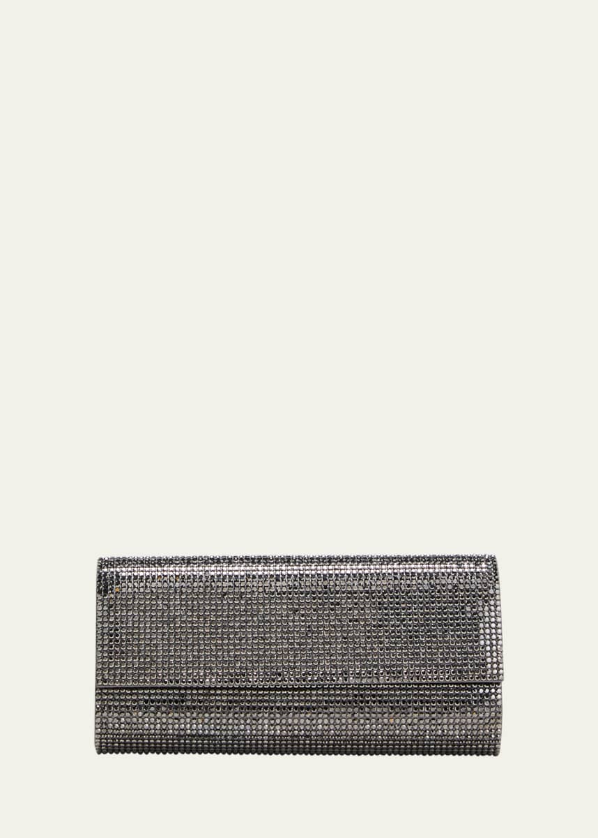 Judith Leiber Couture Perry Beaded Crystal Clutch Bag