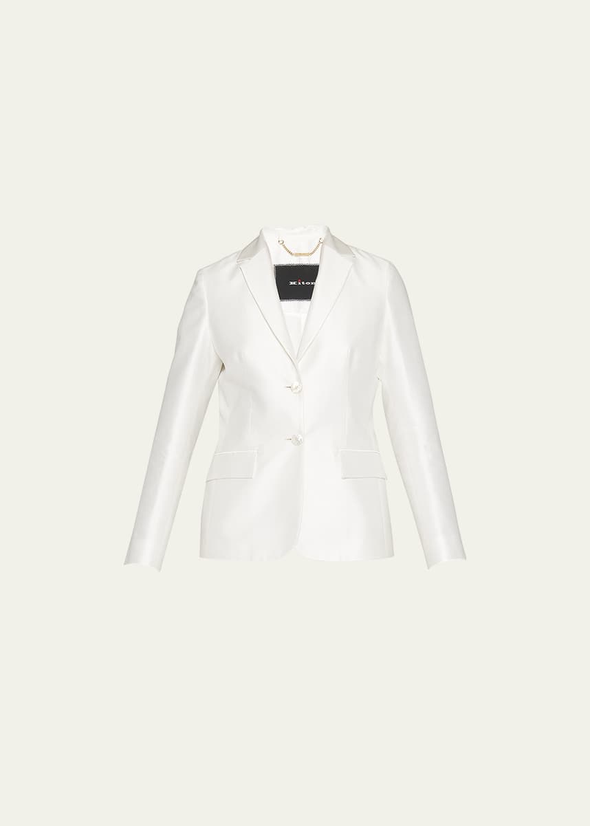 Kiton Single-Breast Sheen Jacket