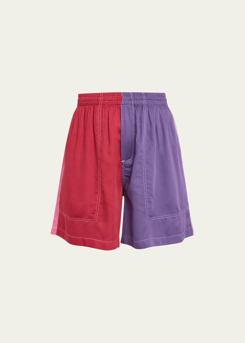 Bode Buckaround Colorblock Shorts