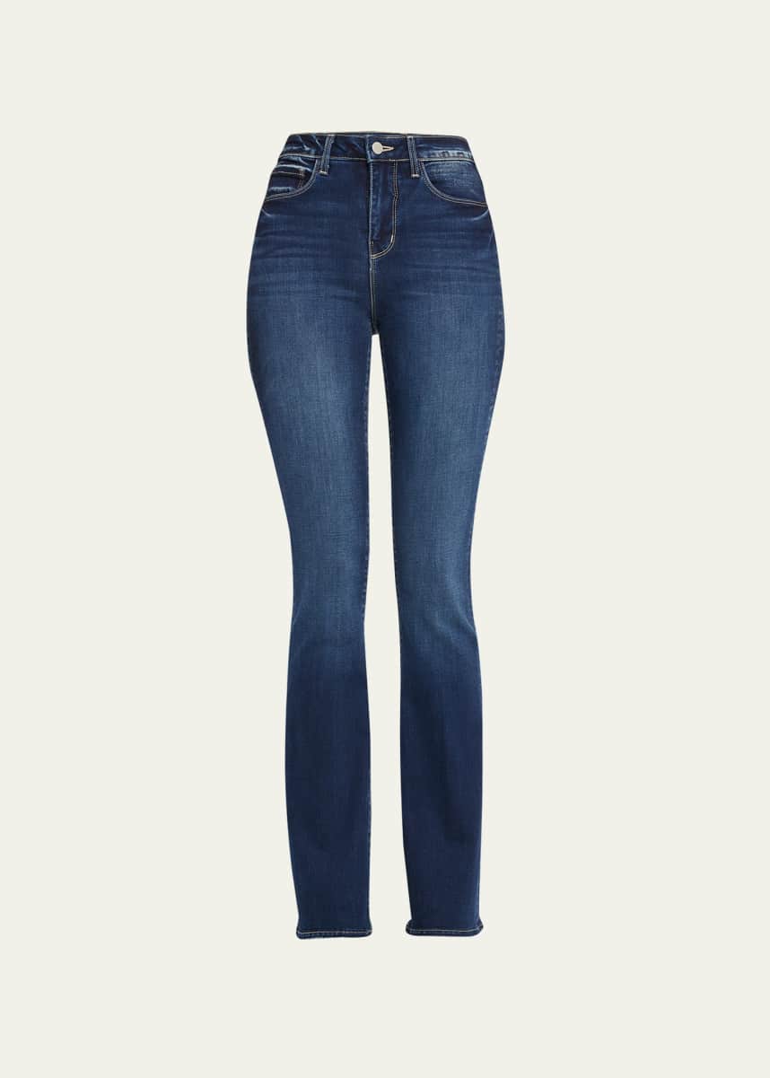 L'Agence Selma High Rise Baby Bootcut Jeans