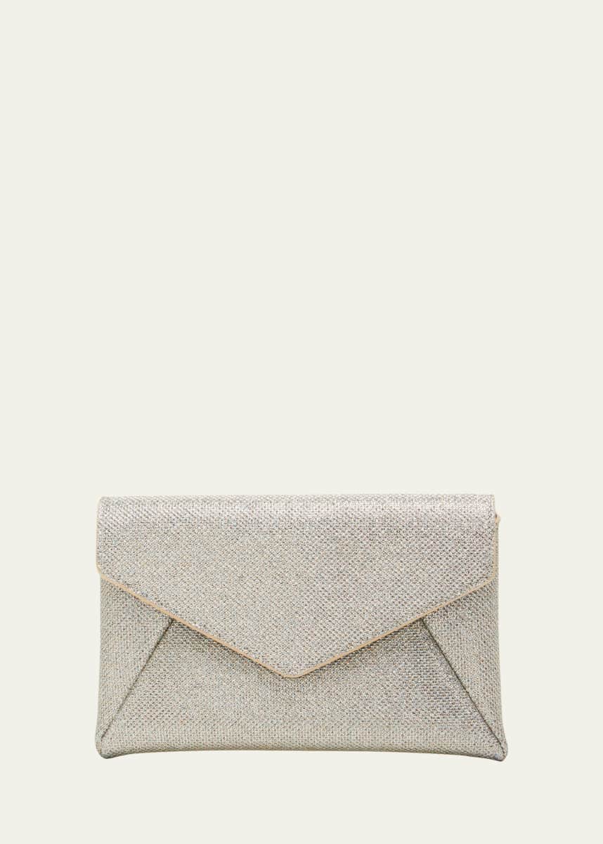 Stuart Weitzman The Loveletter Mini Metallic Clutch Bag