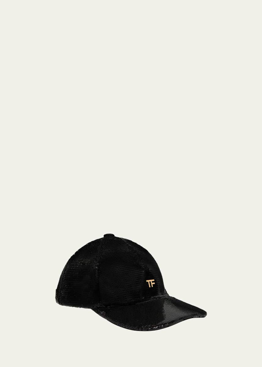 TOM FORD Sequin Monogram Baseball Cap