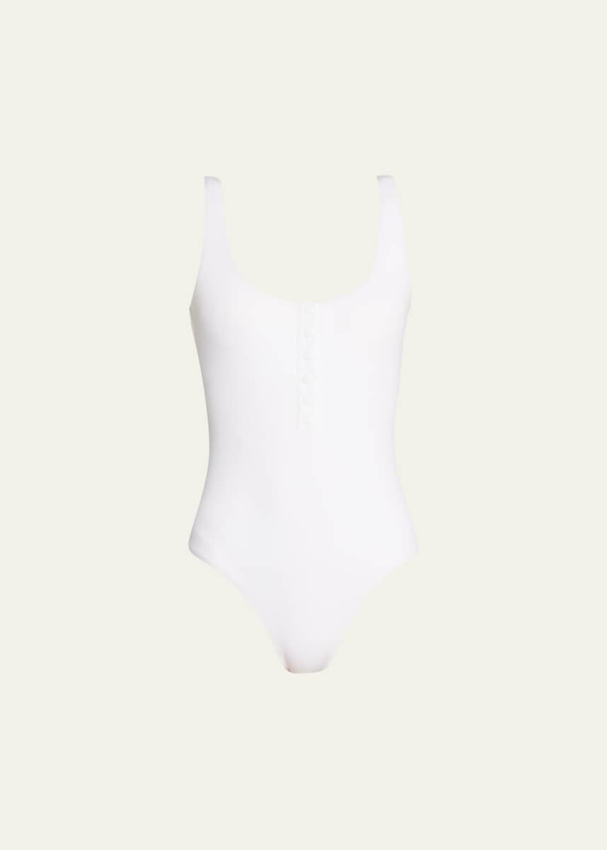 Melissa Odabash Taormina Button-Front One-Piece Swimsuit
