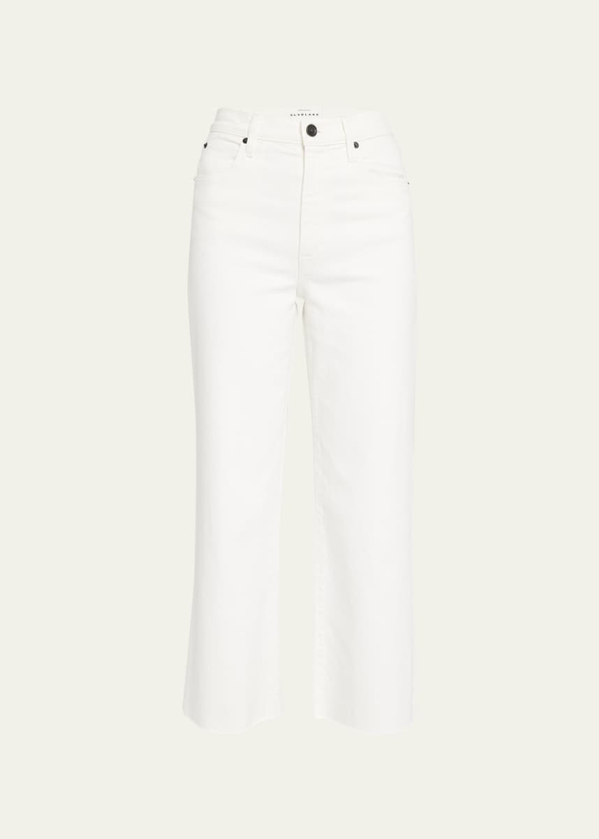 SLVRLAKE Grace Straight Raw Hem Jeans