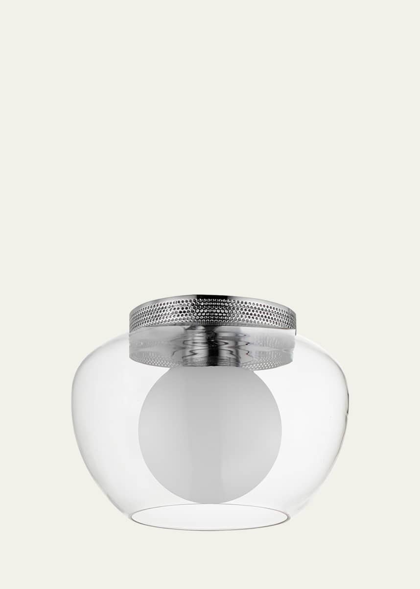 Studio M Mat Sanders design from Studio M Incognito 8" Surface Mount - Clear/Chrome
