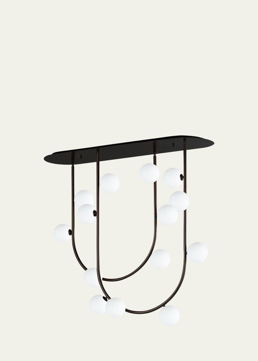 Studio M x Nina Magon design from Studio M Contour 14-Light Fixed Stem Ceiling Light 3000K