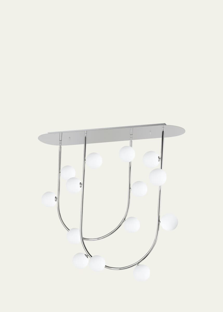 Studio M x Nina Magon design from Studio M Contour 14-Light Fixed Stem Ceiling Light 4000K