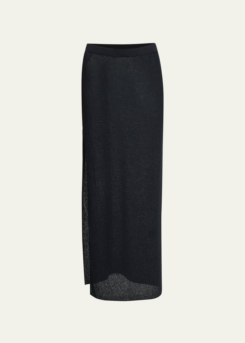 SIR Emmeline Sheer Midi Skirt