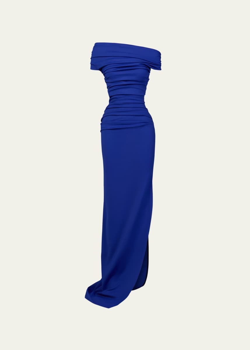 Maticevski Assertion Gathered Gown