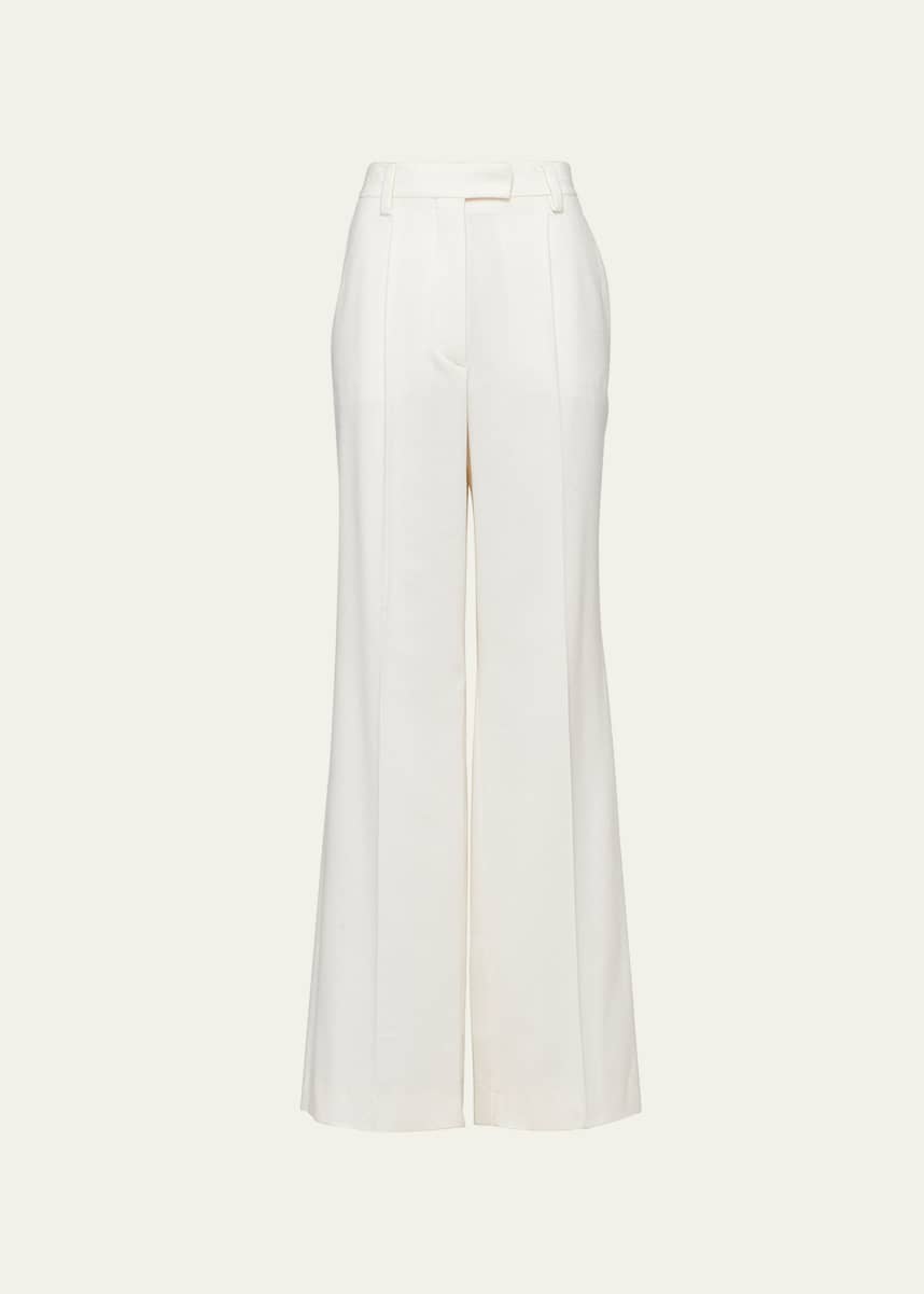 Prada Cashmere Straight-Leg Trousers