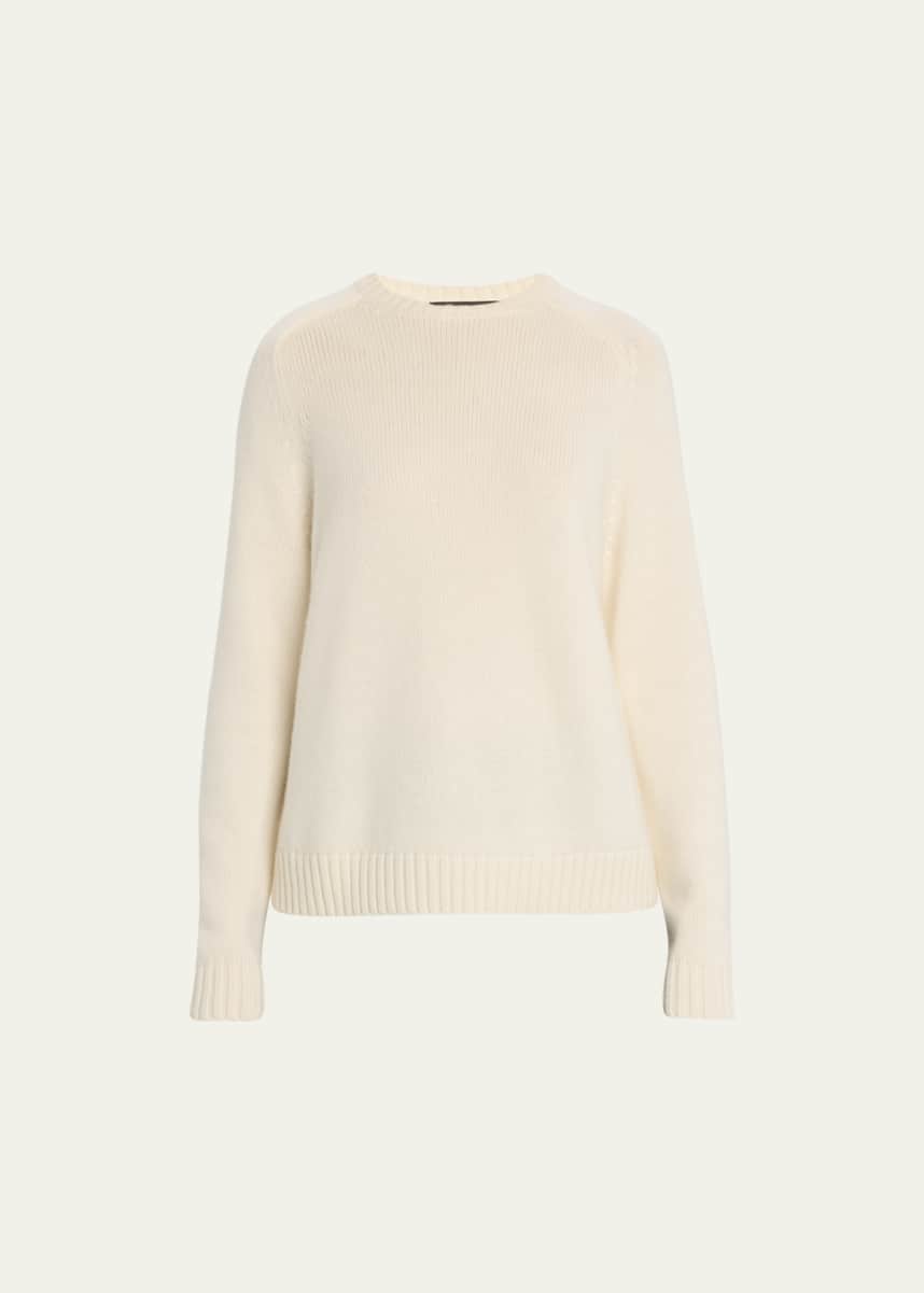 Loro Piana Neo Parksville Cashmere Crewneck Sweater