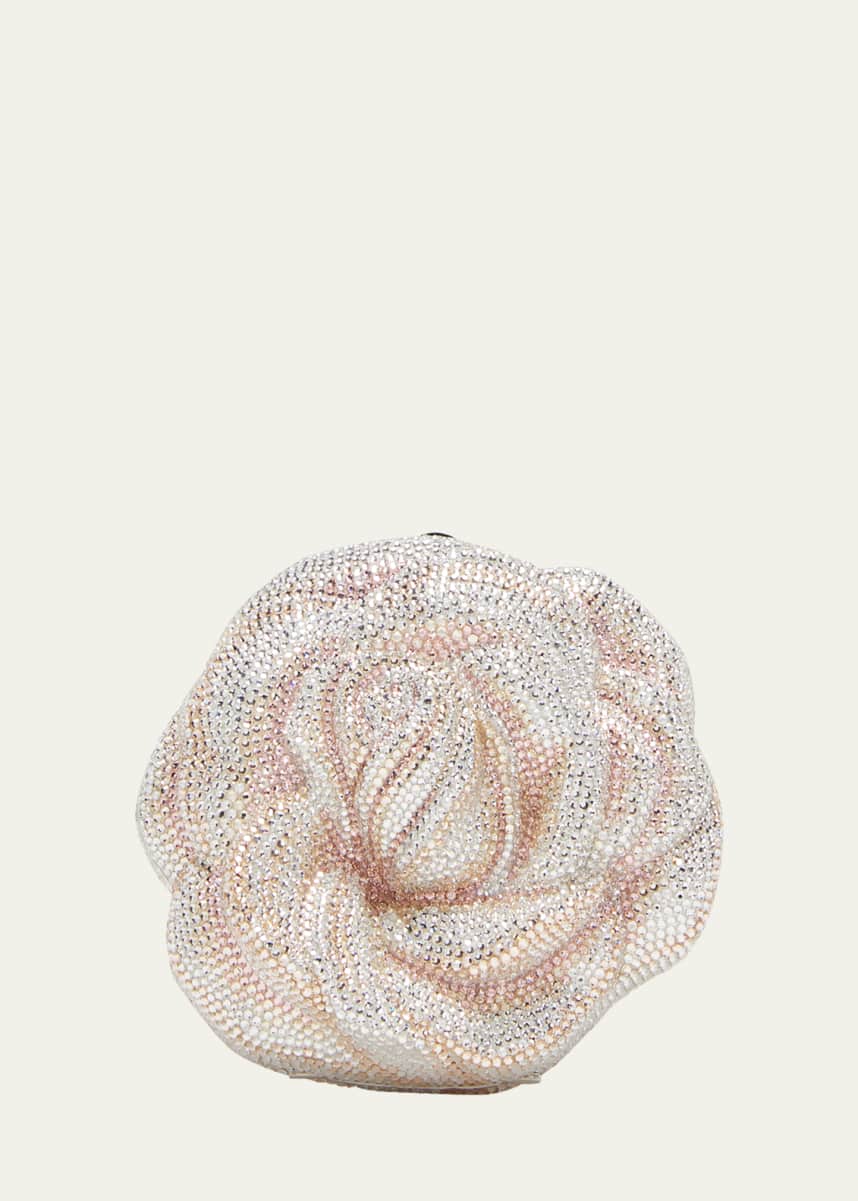 Judith Leiber Couture Rose Blush Crystal Minaudiere